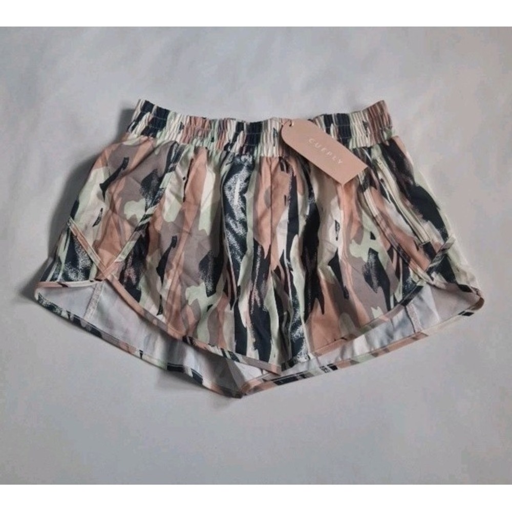 Cueply Womens Running Shorts High Waisted ‎ Elastic Waist Size M